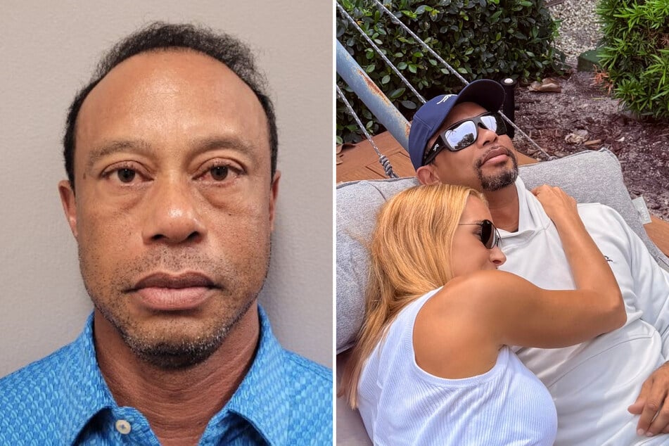 Vanessa Trump publicly support her boyfriend, Tiger Woods (l.), after the golf superstar crashed his car and was arrested for driving under the influence.
