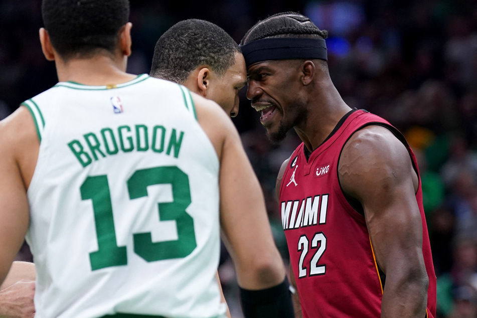 Jimmy Butler catches fire after Grant Williams trash-talking as Heat shock Celtics
