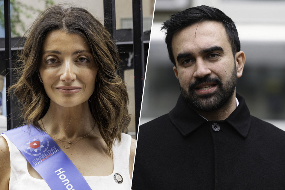 Councilmember Inna Vernikov (l.) has invited Israeli Prime Minister Benjamin Netanyahu to New York City on the day that Zohran Mamdani (r.) is set to take over as mayor.