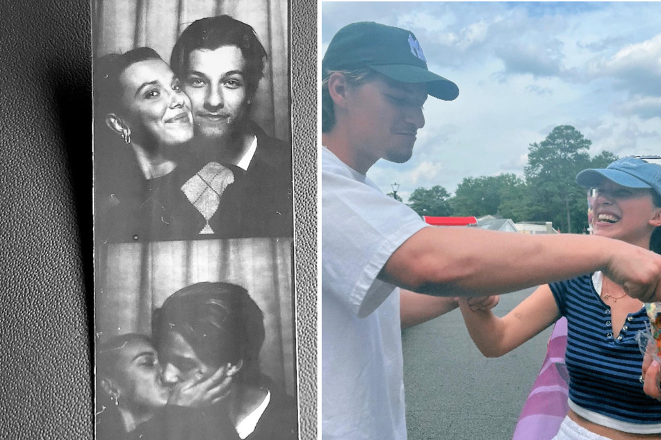 Millie Bobby Brown goes for thrills with fiancé Jake Bongiovi