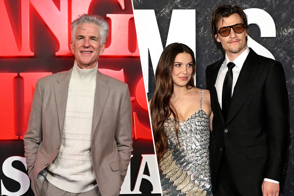 Matthew Modine (l.) has revealed that he will officiate his Stranger Things co-star Millie Bobby Brown's wedding to Jake Bongiovi (r.).