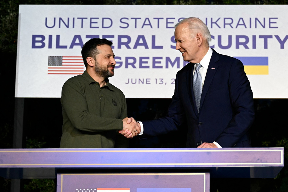 The US and Ukraine signed a 10-year bilateral security agreement last month.
