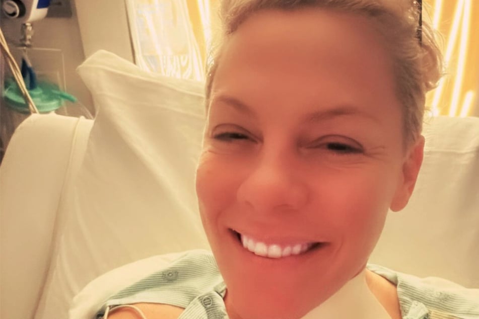 Singer Pink reveals she spent New Year's in the hospital in candid post