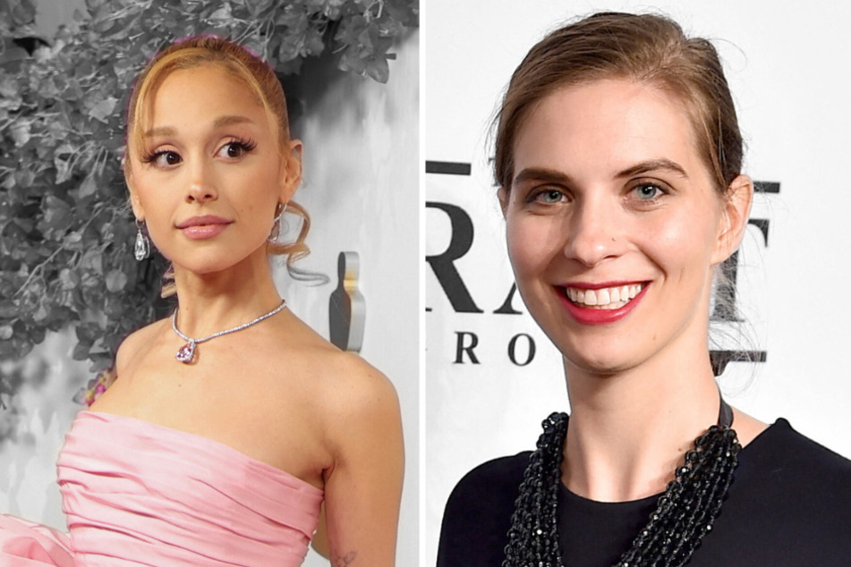 Ariana Grande's (l.) newest album has allegedly earned backlash from Lilly Jay, the estranged wife of Ari's rumored current beau.