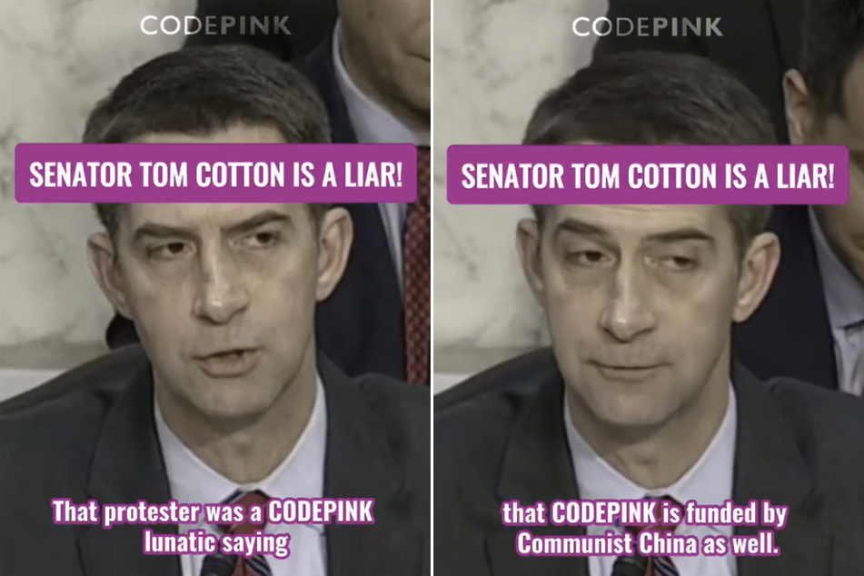 Peace activists file ethics complaint against Senator Tom Cotton over China accusations
