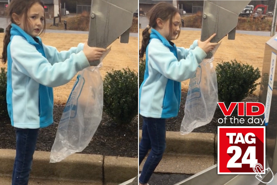 Today's Viral Video of the Day features a dad who pranks his daughter with an ice vending machine!