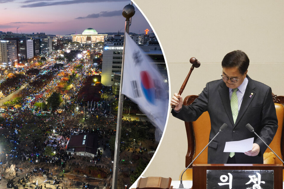 South Korean president's party saves him from impeachment despite mass protests