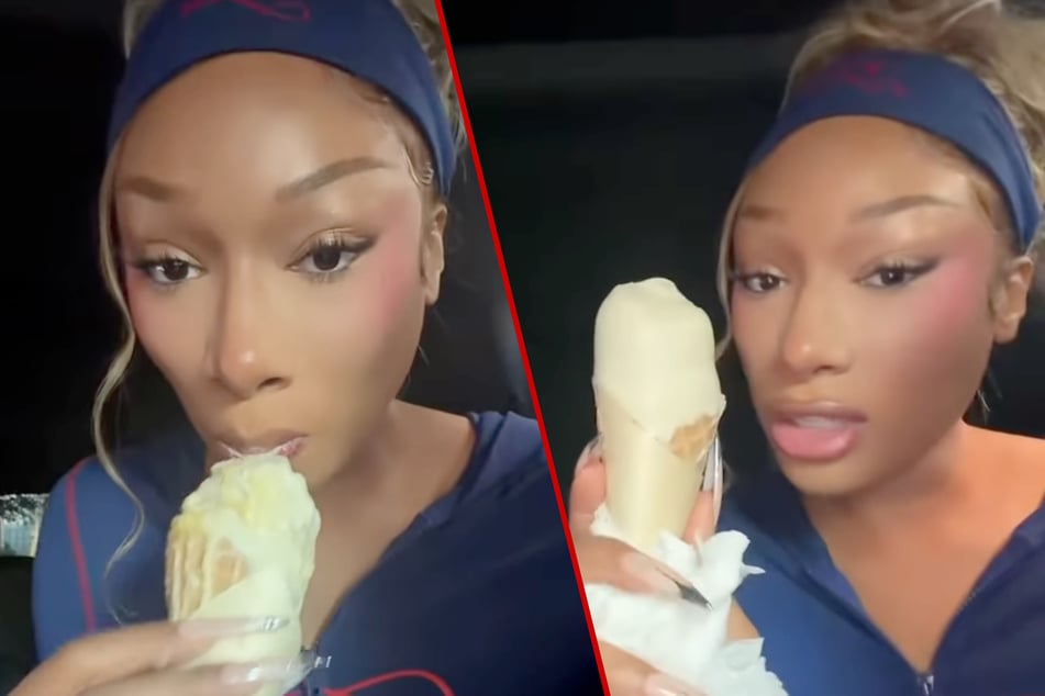 Megan Thee Stallion gives honest but hysterical review of NYC's viral butter-dipped ice cream