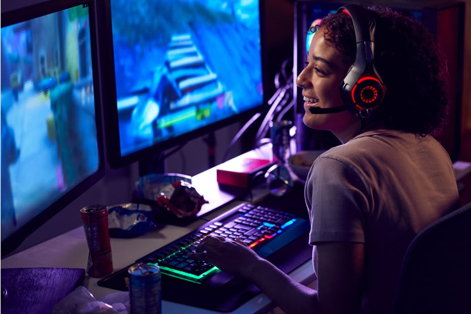 Nearly 60% of women shared that they hid their gender in order to game without being harassed online (stock image).