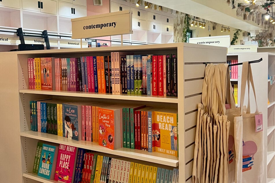 The Ripped Bodice sells almost exclusively romance novels, with all other titles featured in a single section.