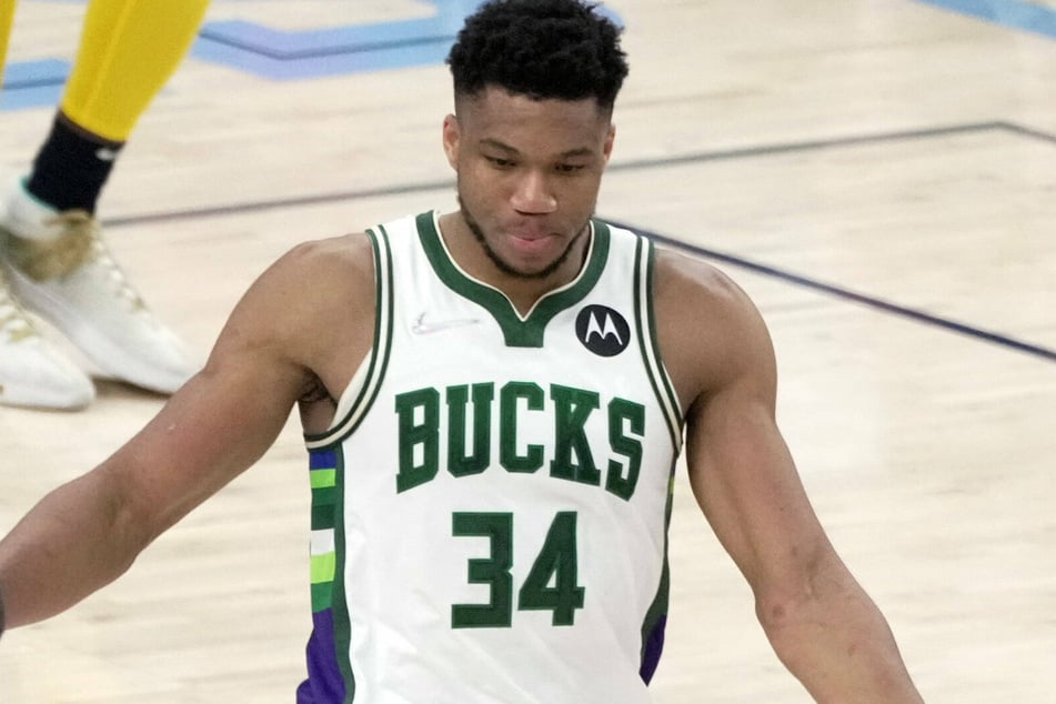 Giannis Antetokounmpo is now the Bucks' all-time leading scorer with 14,216 points.