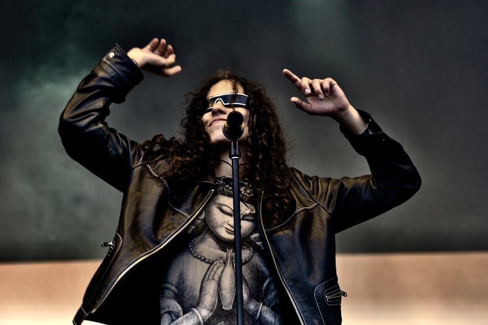 070 Shake performs at Day 1 at Governors Ball Music Festival on Friday, June 9, 2023.