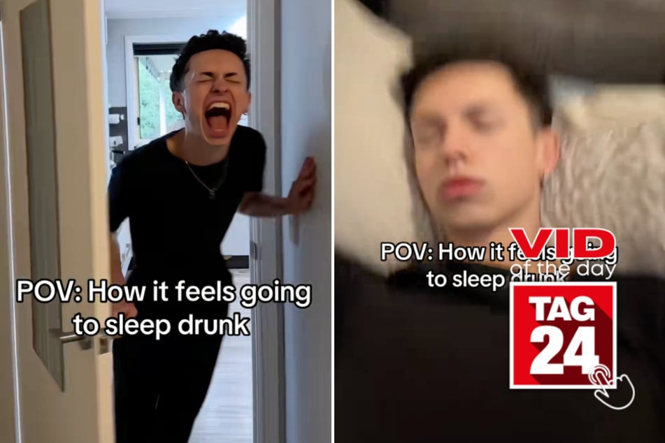 Viral Video of the Day for February 22, 2026: Man shows how it feels falling asleep drunk in hilarious POV