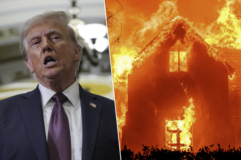 Trump blames Biden and Newsom for LA fires: "Thanks Joe!"