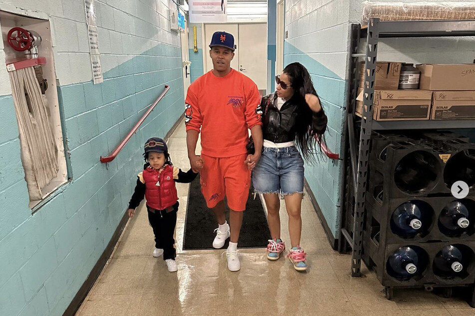 Nicki Minaj shares son "Papa Bear" with her husband, Kenneth Petty.