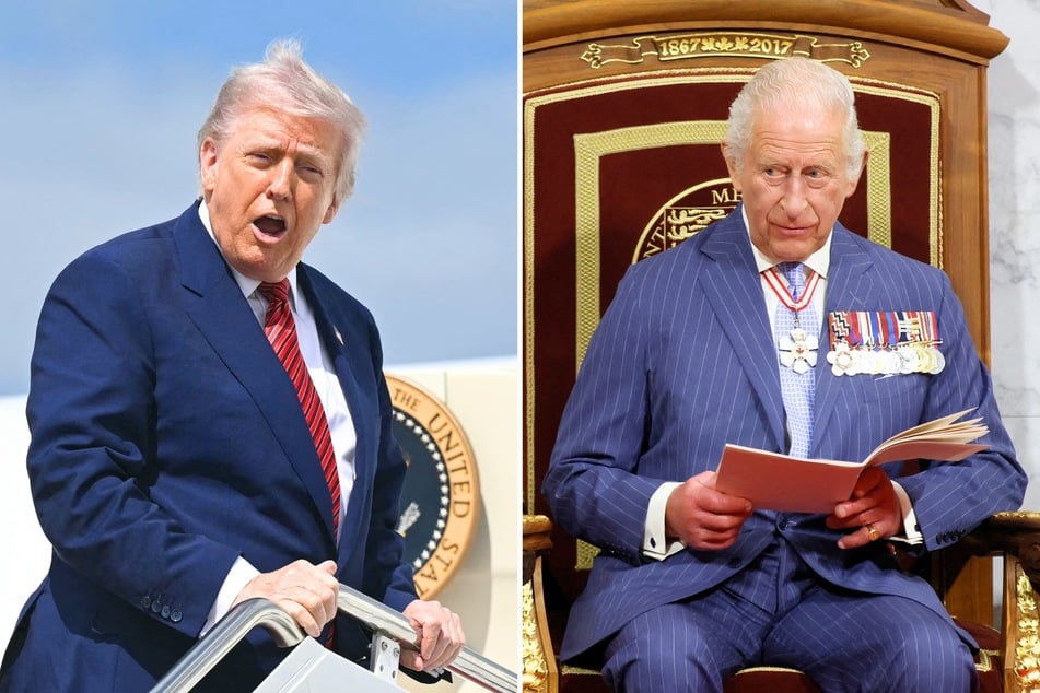 In a recent speech, King Charles III (r.) expressed his support for Canada's "freedom" as US President Donald Trump threatens to take over the country.