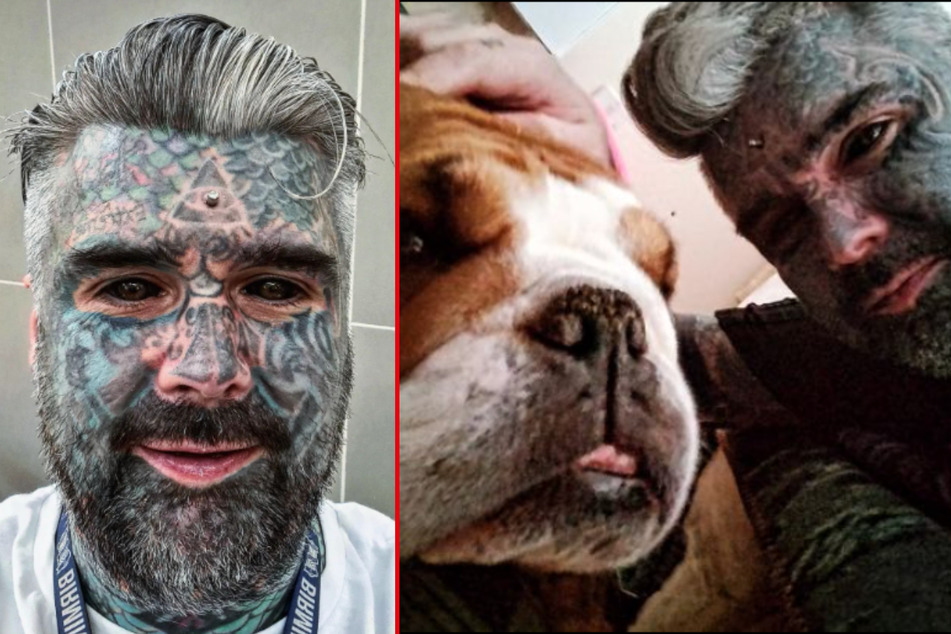 This ink addict has had trouble finding partners due to his extreme look.