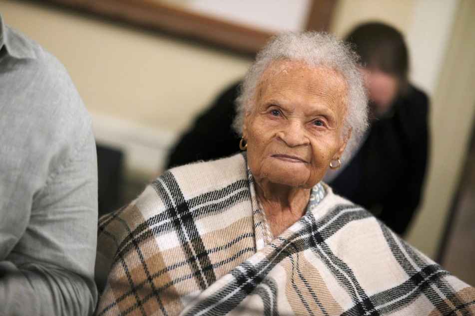 Viola Ford Fletcher attends a House General Government Committee meeting at the Oklahoma Capitol on October 5, 2023.