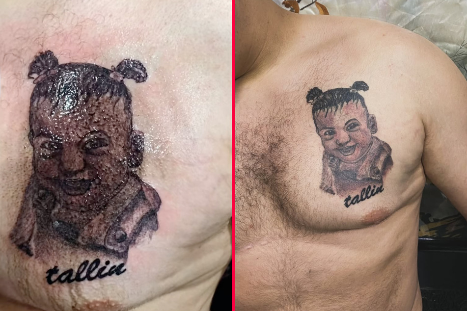Disturbing baby tattoo gets brutally roasted on social media