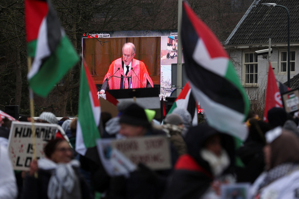 Thousands of protesters all over the world followed along with the live broadcast of court proceedings.