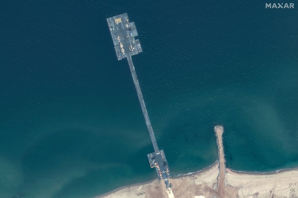 The US-built pier in Gaza is out of commission yet again after predicted high waves and stormy seas prompted its temporary removal.