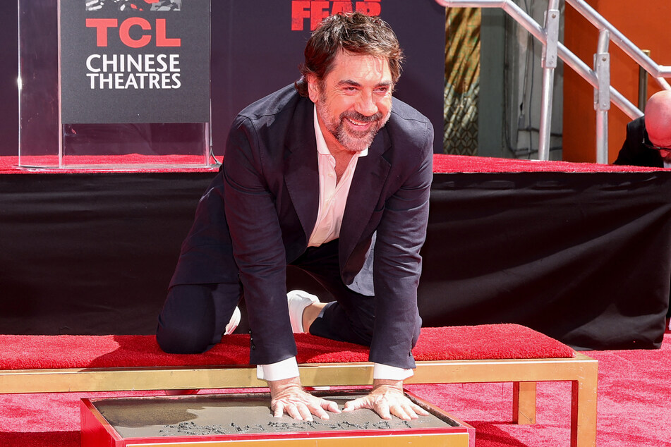Javier Bardem leaves his mark on Hollywood Boulevard in handprints ceremony
