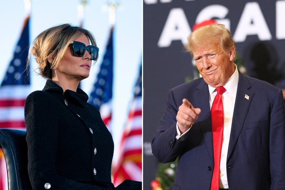 On Sunday, Donald Trump held a New Year's Eve Party at his Mar-a-Lago estate, where he was caught on video explaining why his wife Melania couldn't be there.