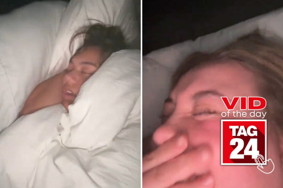 Viral Video of the Day for March 28, 2024: TikToker is "so concerned" about sister's bizarre snoring!
