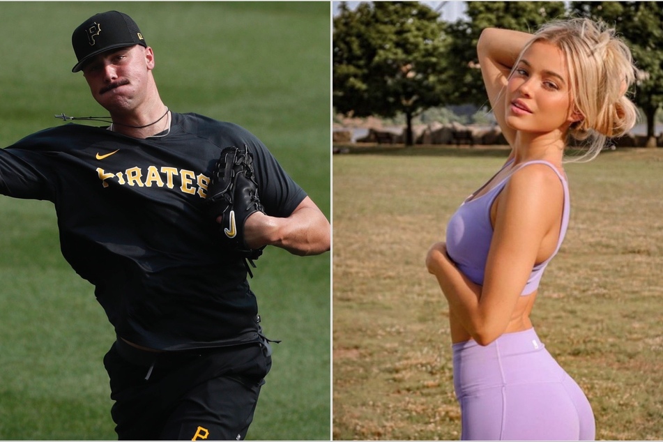 Olivia Dunne (r) is rumored to be dating MLB rookie Paul Skenes.