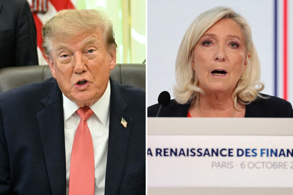 Trump hails far-right Marine Le Pen as France's "conservative voice" amid widespread protests
