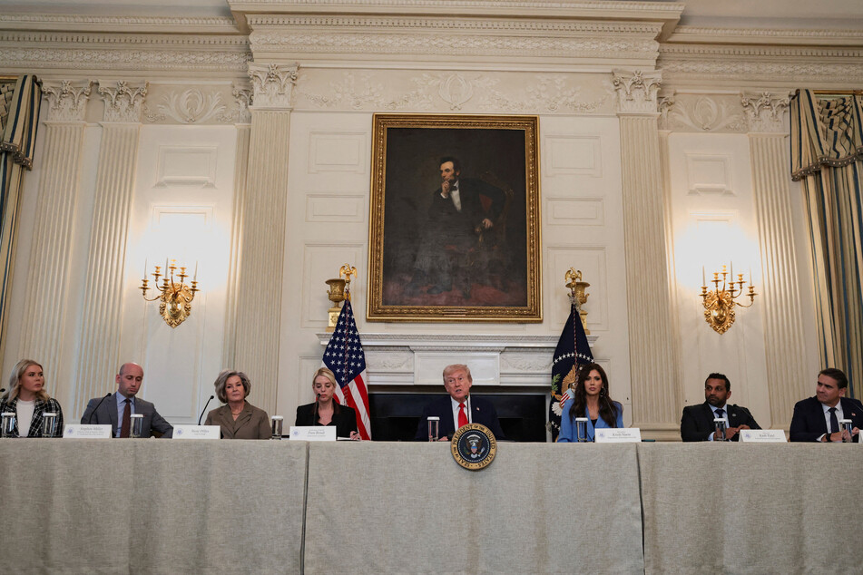 President Donald Trump and members of his administration hosted a White House roundtable discussion of Antifa on Wednesday.