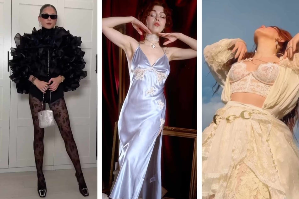 Lingerie as outerwear has been absolutely taking over this year!