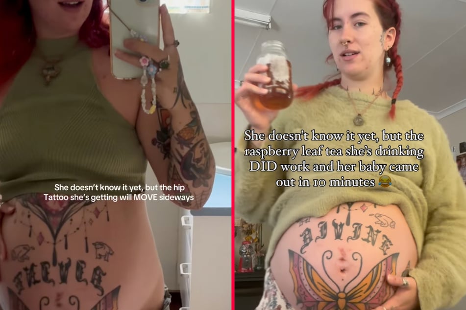 Heavily inked mom with 60 tattoos shares cruel dig she received while pregnant