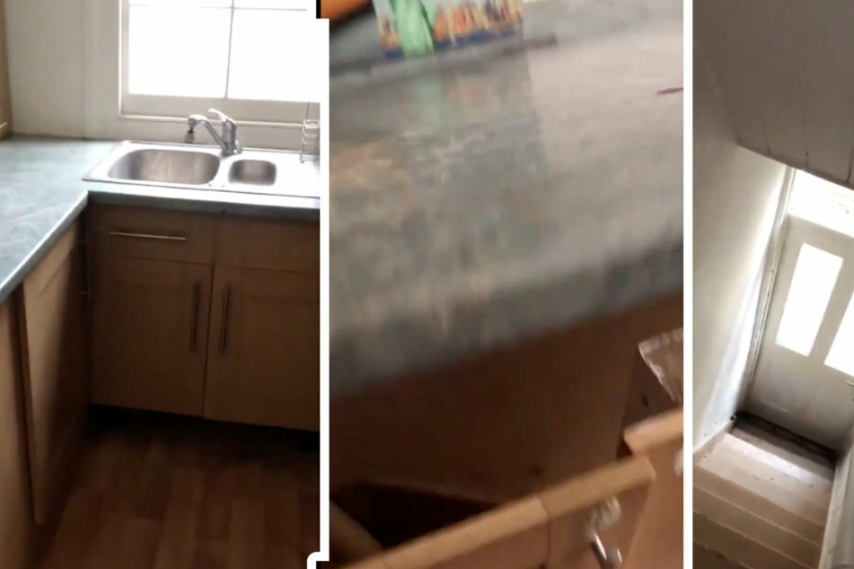 Man opens kitchen cupboard and discovers a mind-blowing secret