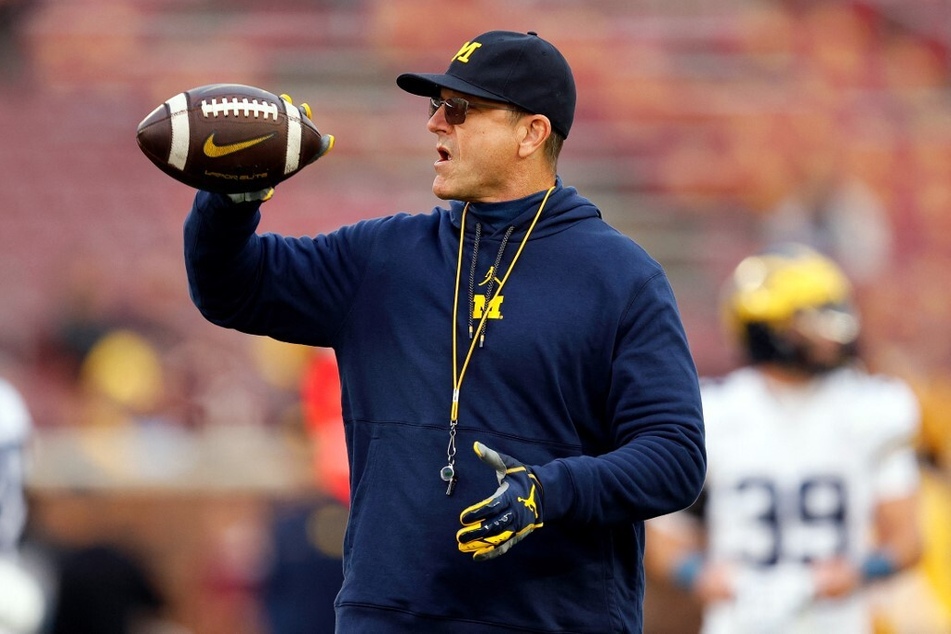 A day after talking with the LA Chargers, Jim Harbaugh met with the Atlanta Falcons to discuss a head coaching position.