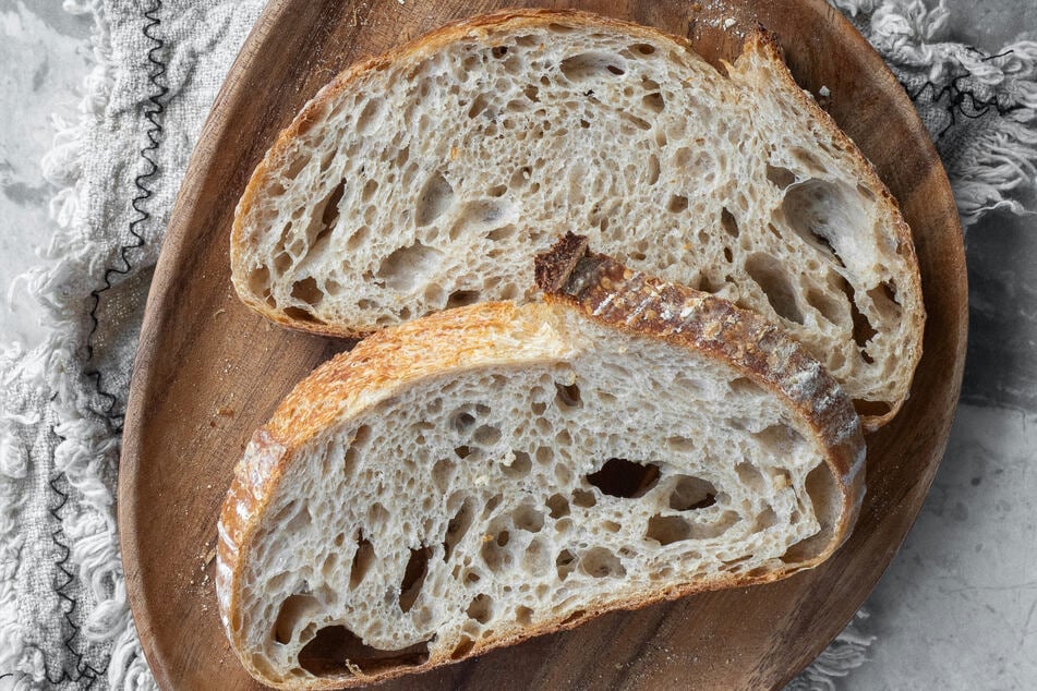 Sourdough is known for being fluffy and remarkably moist.