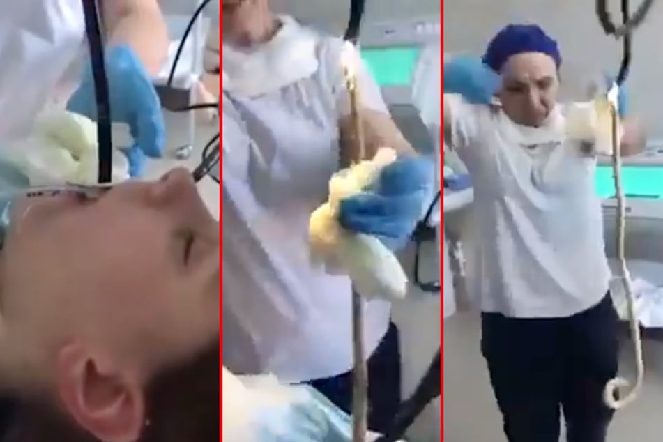 Woman swallows live snake in latest viral video, but is it real?
