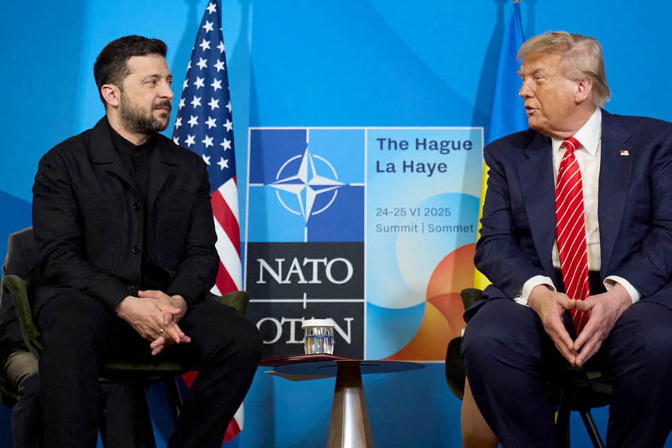 Zelensky shares "long and substantive" chat with Trump at NATO summit