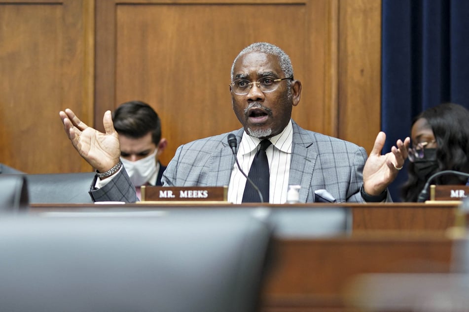 Democratic Congressman Gregory Meeks spearheaded the effort to rein in Trump.