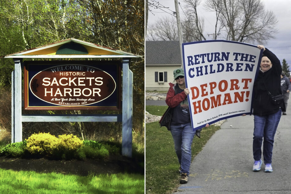 Sackets Harbor family freed from ICE detention after protest outside Tom Homan's home