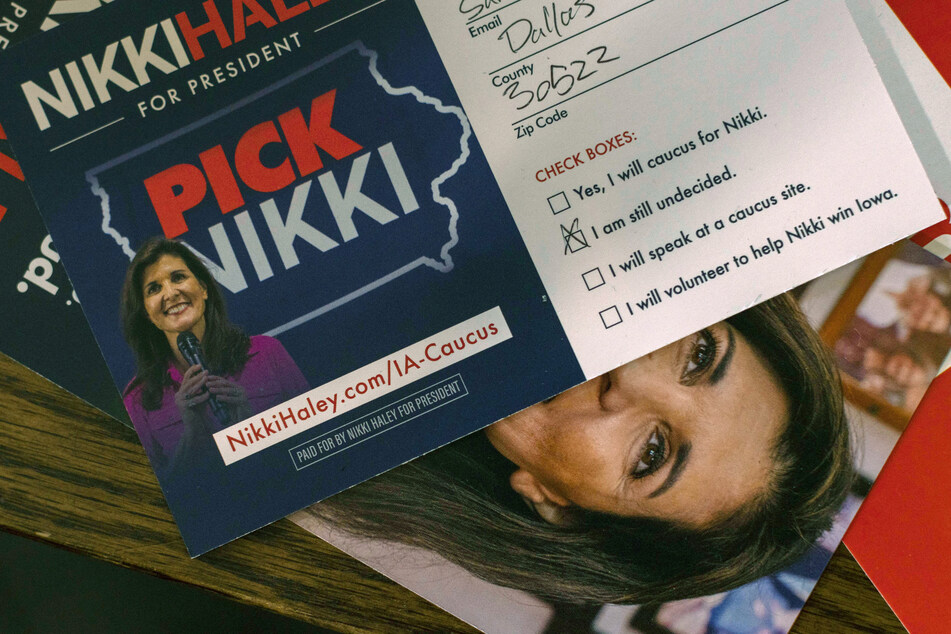 Trump's Former UN ambassador Nikki Haley, who is also running for president, has been touted as his potential vice president pick.