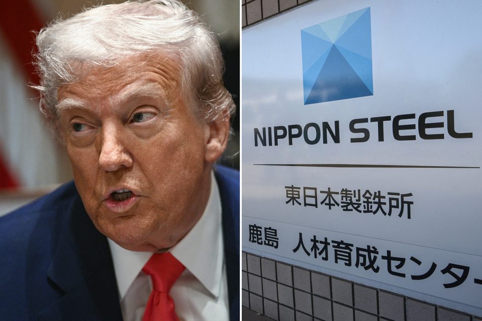 President Donald Trump said Thursday it would be "hard" for him to agree to sell US Steel to Nippon Steel, but that he "feels better" about the Japanese giant acting as an investor instead.