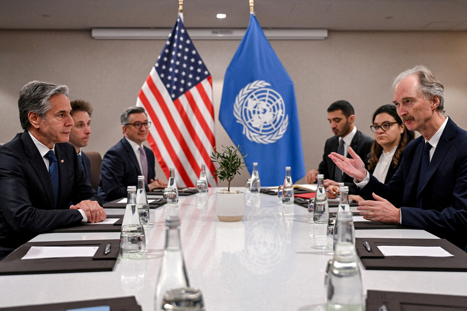Blinken met with diplomats from Arab and European countries, as well as representatives of Turkey, to discuss Syria's future.