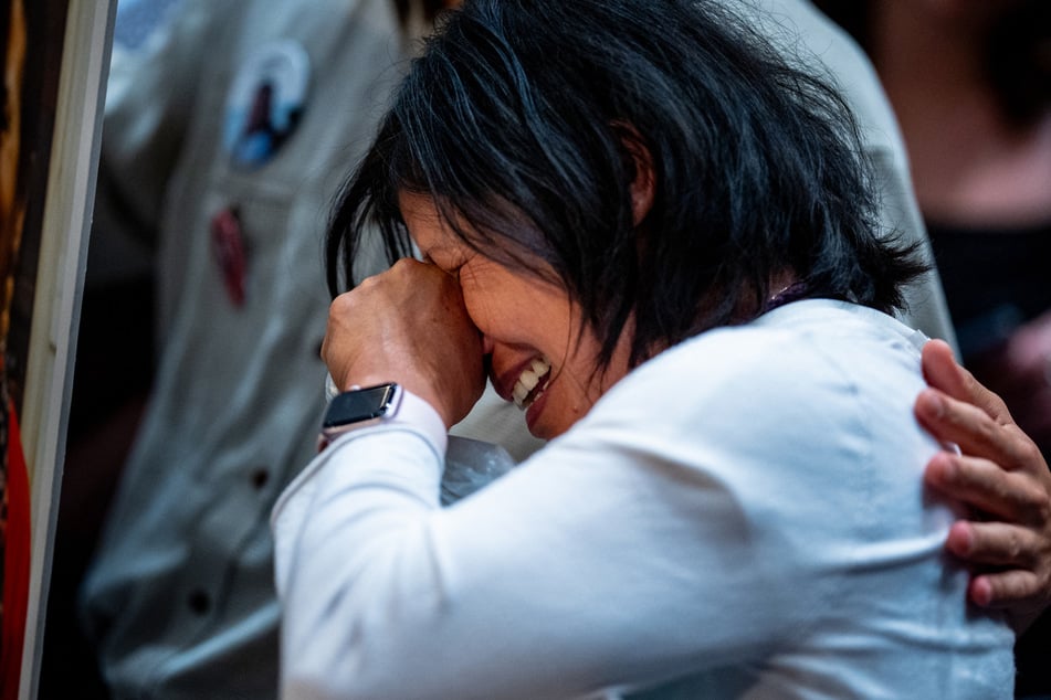 Clariss Moore, whose daughter was killed in one of the Boeing crashes, attended Tuesday's Senate hearing.