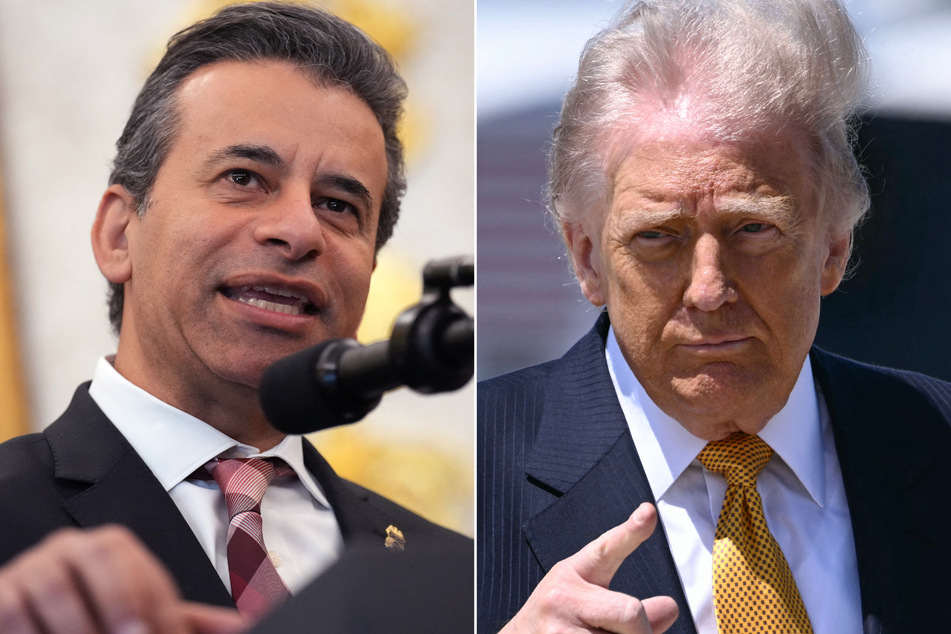President Donald Trump (r.) has confirmed the exit of his FDA chief, Marty Makary, whose actions faced backlash from both sides of the political.