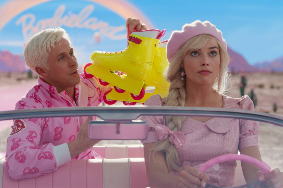 Margot Robbie brushed off missing out on an Oscars nomination for best actress for her role as Barbie.