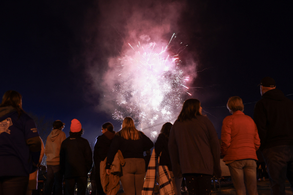 Watch parties and festivities are being organized all over the US, with the city of Houlton in Maine kicking things off early on Sunday.