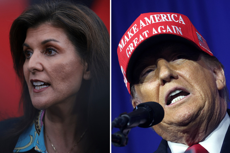 Nikki Haley slammed Donald Trump (r.) for his continued silence on the death of Alexei Navalny.