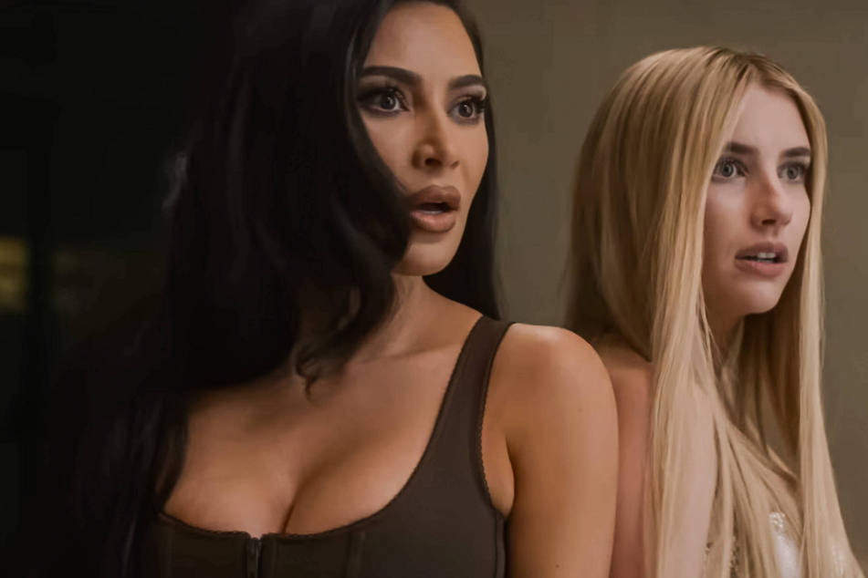 Emma Roberts, who will reunite with Kim for a new Netflix series, called her costar "inspiring" during their time together on AHS.