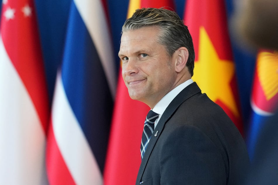 US Defense Secretary Pete Hegseth leaves after attending the ASEAN Defence Ministers' Meeting in Cebu on October 28, 2026.